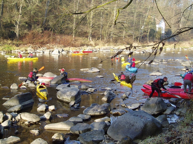 Vánoční Sázava ZAMRZLA! 