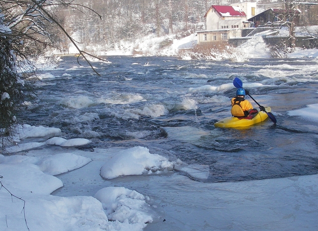 Vánoční Sázava ZAMRZLA! 