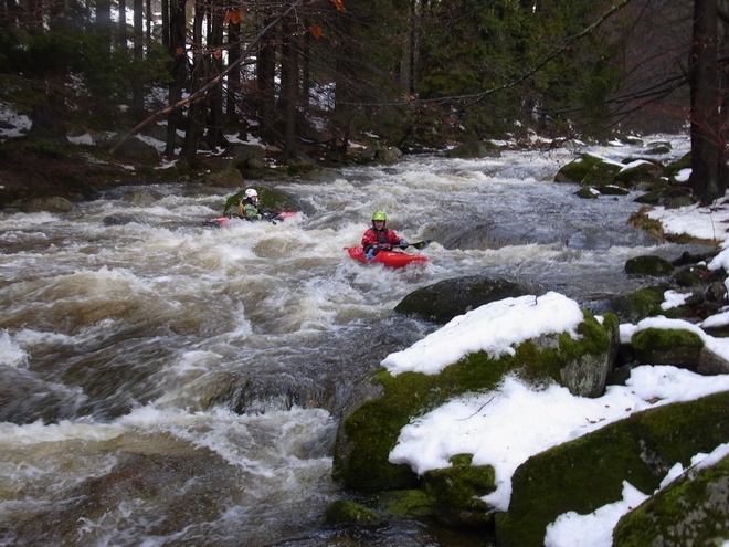 Jarní Jizerky v zimě