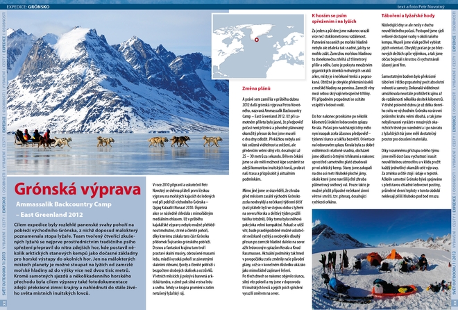 První číslo tištěného magazínu Svět outdooru