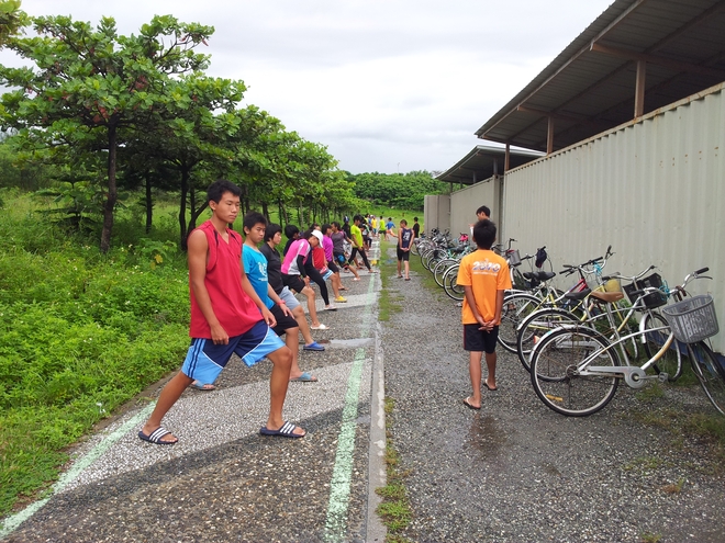 Trénování rychlostní kanoistiky v Asii