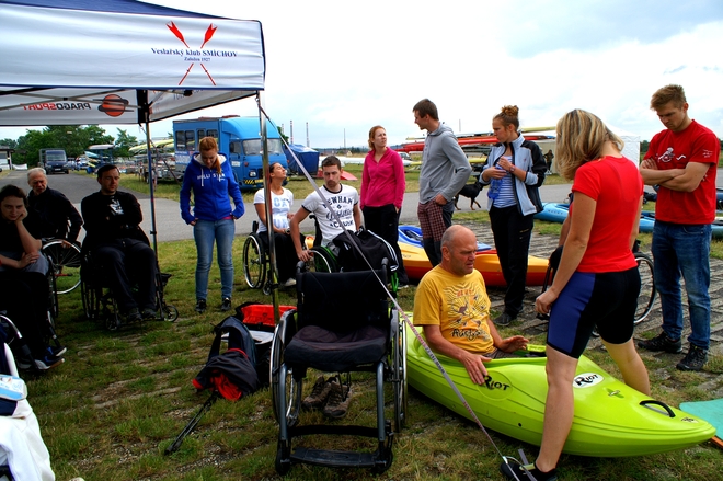 Pádlování s centrem Paraple