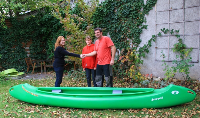 Soutěž o plastovou kanoi Železný Samba 4,5