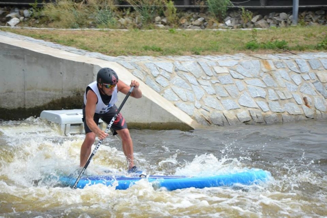 Mistrovství ČR v paddle-boardingu na divoké vodě 2013