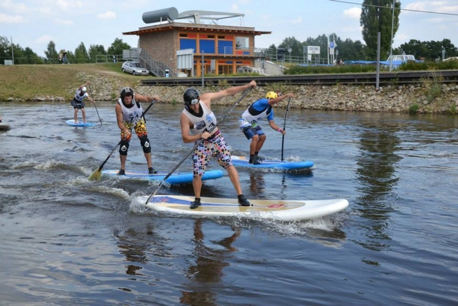 Mistrovství ČR v paddle-boardingu na divoké vodě 2013