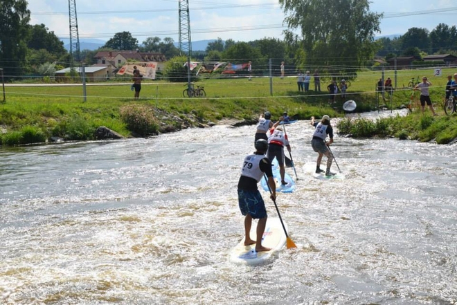Mistrovství ČR v paddle-boardingu na divoké vodě 2013
