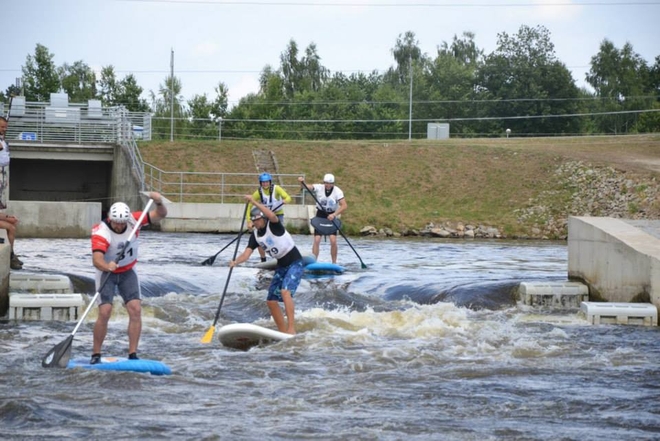Mistrovství ČR v paddle-boardingu na divoké vodě 2013