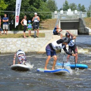 Mistrovství ČR v paddle-boardingu na divoké vodě 2013