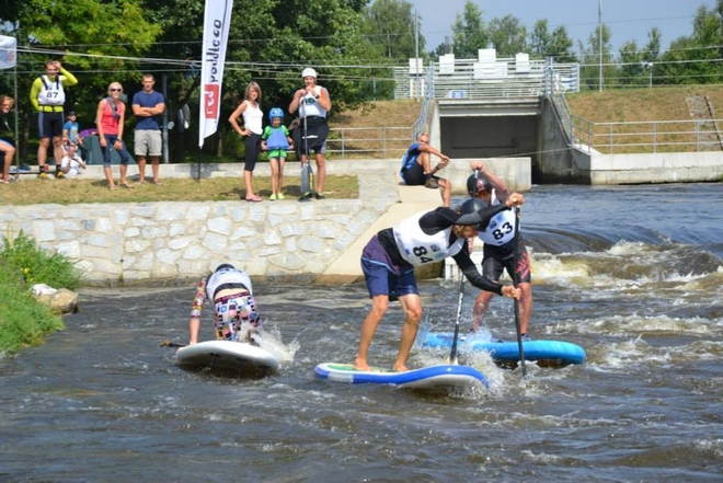 Mistrovství ČR v paddle-boardingu na divoké vodě 2013