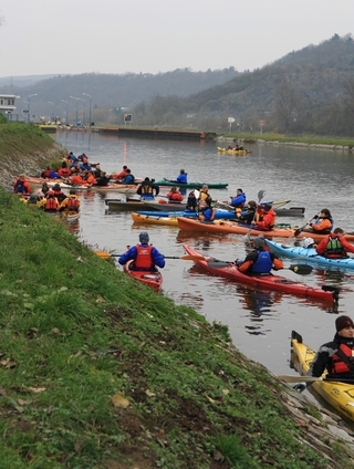 Seakajaková jízda Praha – Mělník