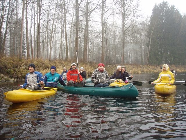 Vánoční splutí Otavy s Lubomírem Brabcem