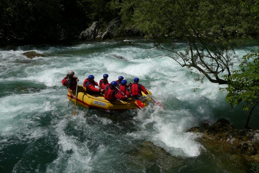Sáva Bohinjka ukazuje svoji sílu