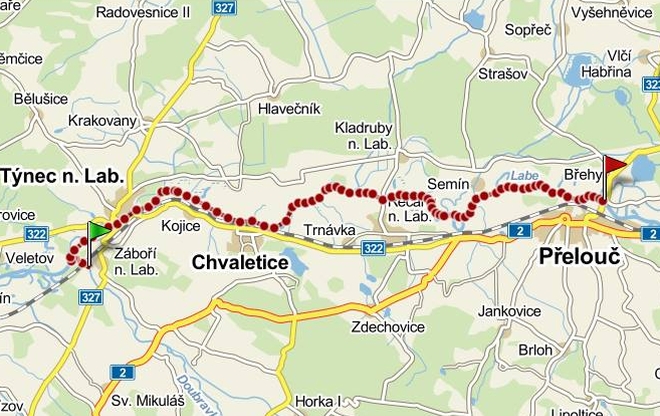 Sváteční Labe z Přelouče do Záboří