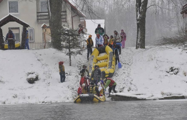 Zimný splav Dunajca, Pieniny