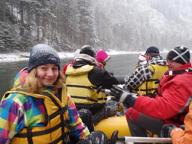 Zimný splav Dunajca, Pieniny