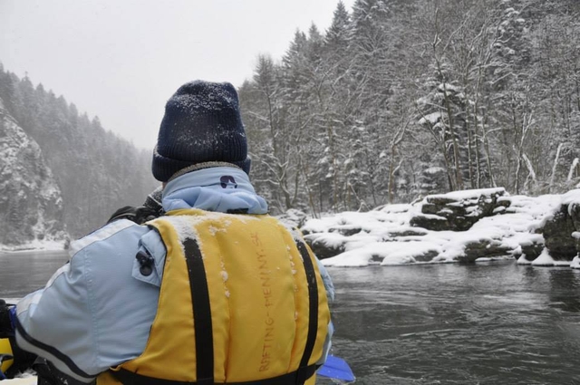 Zimný splav Dunajca, Pieniny