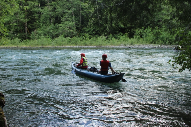 Cheakamus River - kanadská turistika