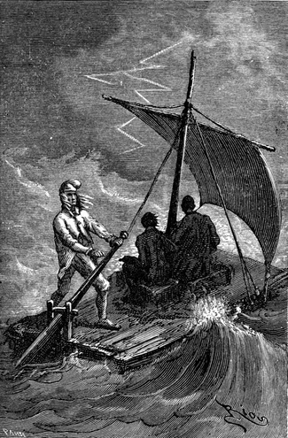 Sjíždění řek v dobrodružných knížkách a románech (světoví autoři)