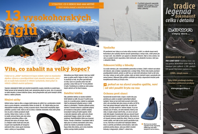 Vychází Svět outdooru 1/2014