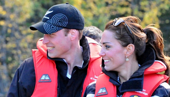 Vodní dobrodružství britského královského páru 