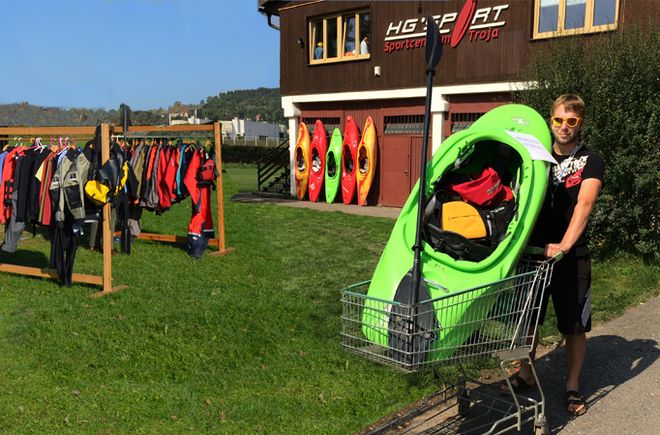 Vodácký bazar v Troji 27.9.