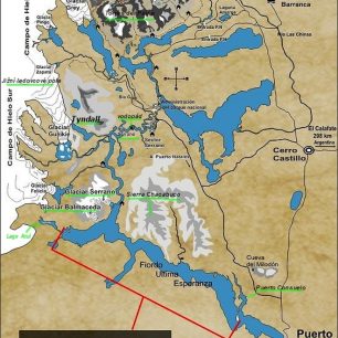 Pádlování v Patagonii