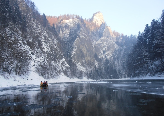Zimný splav Prielomom Dunajca 2015
