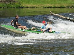 Vodácký maraton na řece Berounce
