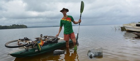 Cyklokajakářská výprava podél břehů Konga a Gabonu 
