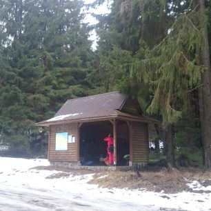 Převlékáme se na parkovišti, Rolava, Krušné hory