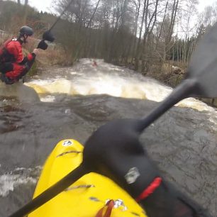 Jeden z jezů na Rolavě