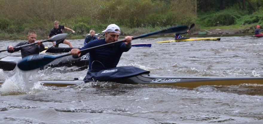 Tomáš Zástěra při závodě