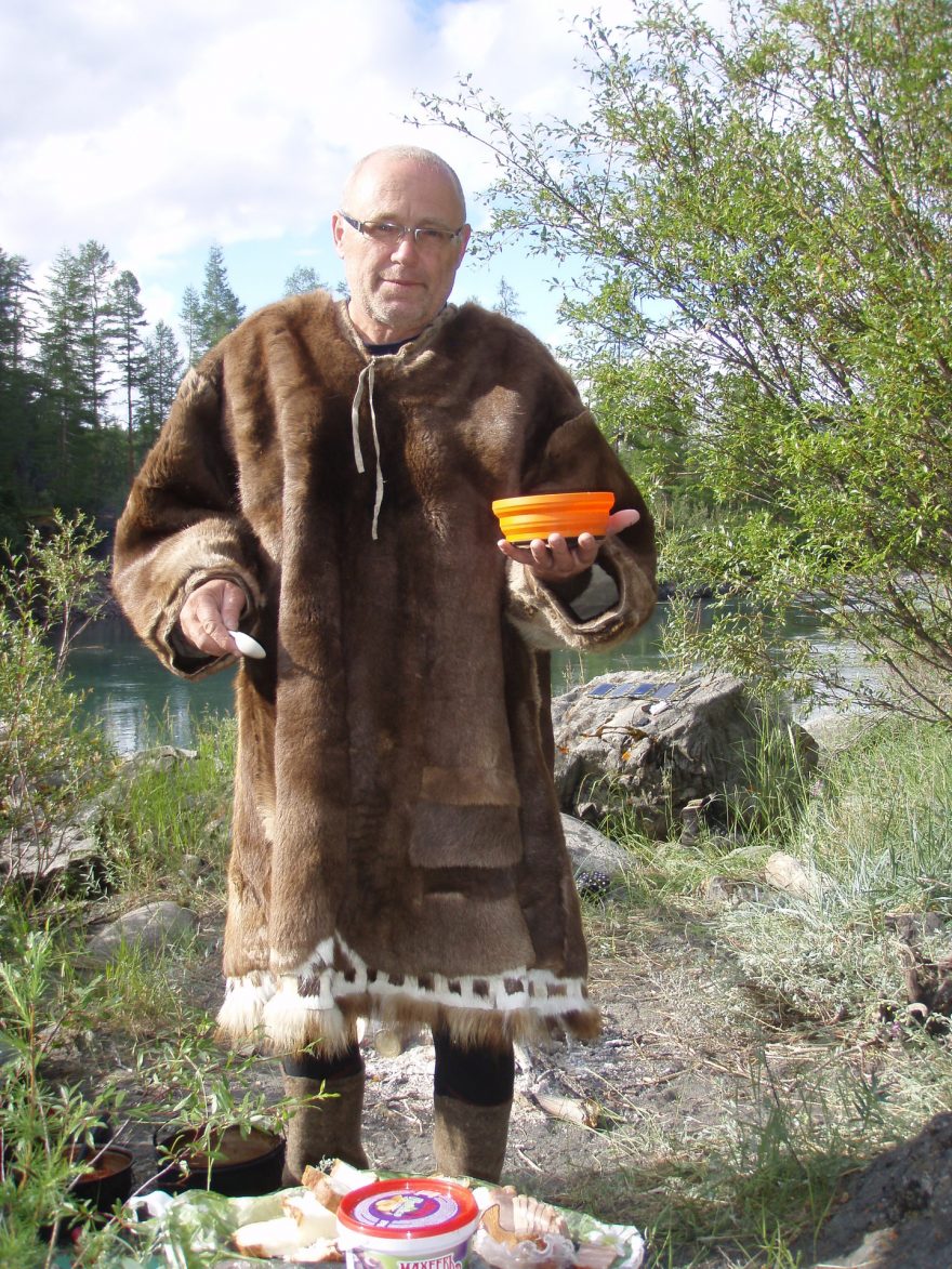 Libor v jakutském kožichu