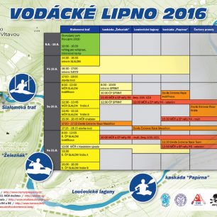 Lipno 2016 schedule