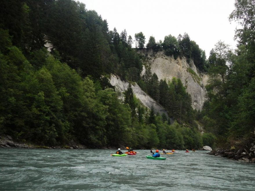 Vplouváme do kaňonu, Vorderrhein