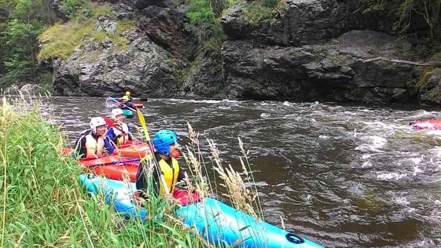 Malá peřejka kousek nad Steineggem / F: David Kozelský