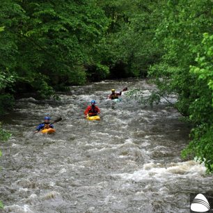 Desná u Maršíkova po vydatném dešti / F: archiv Tydra půjčovna lodí