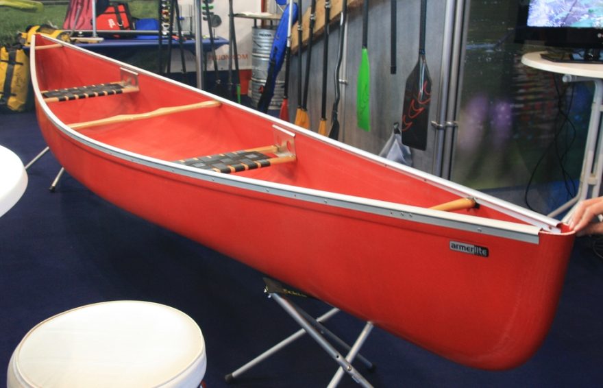 Prototyp kanoe Prijon z materiálu Armerlite
