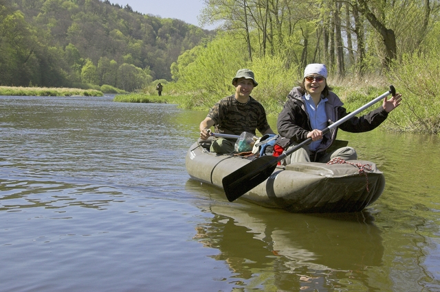 Klidná romantická plavba po Berounce