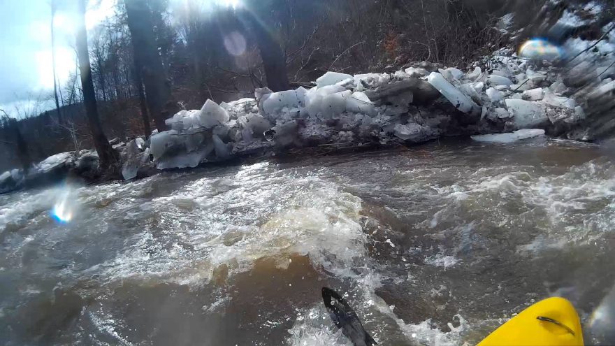 Břehy byly plné ledových ker / F: Vilda Macháň