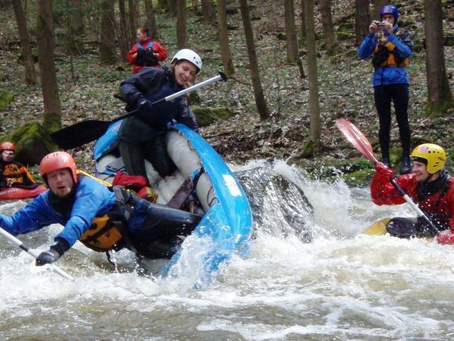 Ke splutí jsou vhodné i nafukovací lodě