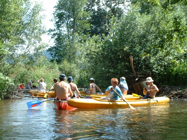 Mnoho úseků je vhodných i pro turistický sjezd