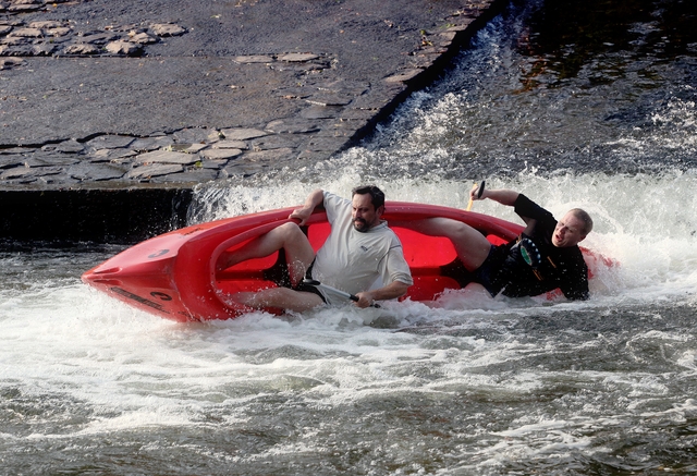 Řeka je vhodná spíše pro zkušenější vodáky