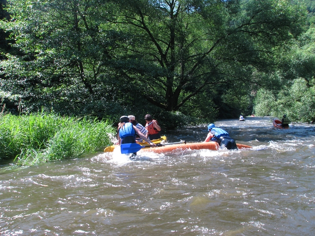 Některé úseky jsou vhodné pouze pro zkušenější vodáky