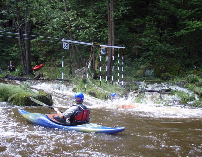 Na Blanici se každoročně koná závod ČPV