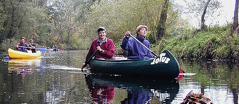 Malše nad přehradou