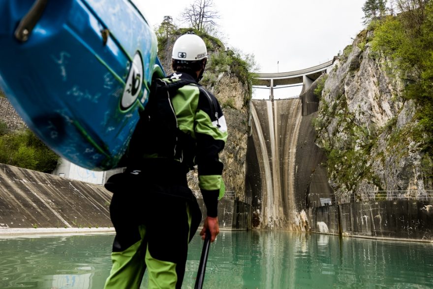 Přehrada na Sávě Dolince ve Slovinsku, první z mnoha chystaných přehrad na Sávě / F: Jan Pirnat