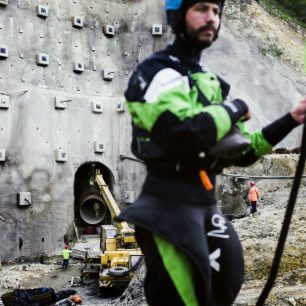 Stavba přehrady na řece Sana v Bosně / F: Jan Pirnat