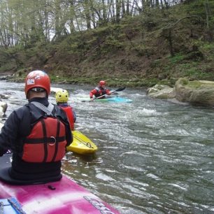 Kajakáři si na Olši najdou spoustu tréninkových míst
