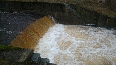 Nesjízdný jez na Rolavě